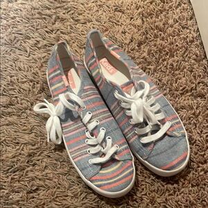 Keds Multicolor Striped Canvas Sneakers